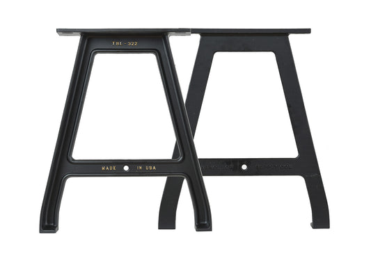 26" Cast Aluminum Table Legs (Roman), Set of 2