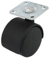 Black Nylon Twin Wheel casters W/Hood