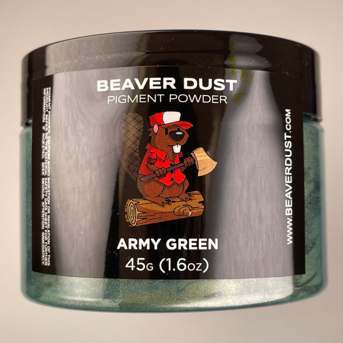 Army Green Beaver Dust Mica Pigments