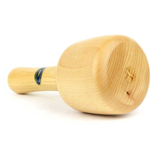 CROWN TOOLS 104 LACQUERED FINISH 18 OZ ROUND WOODCARVERS MALLET