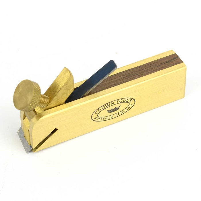 CROWN TOOLS MPBN MINIATURE ROSEWOOD & BRASS BULLNOSE PLANE