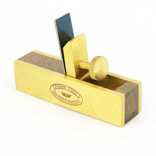 CROWN TOOLS MPS MINIATURE ROSEWOOD & BRASS SCRAPER PLANE
