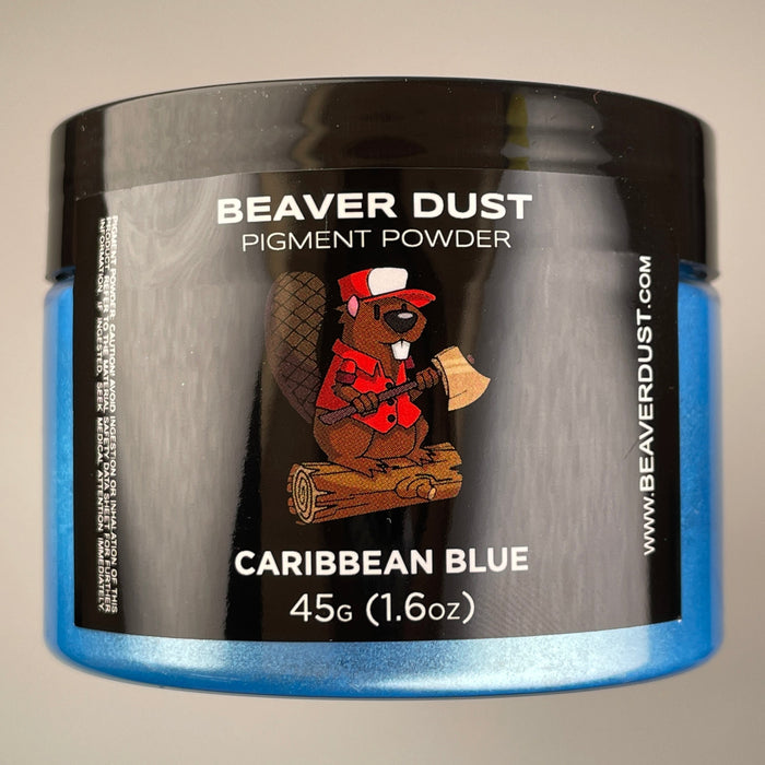 Caribbean Blue Beaver Dust Mica Pigments