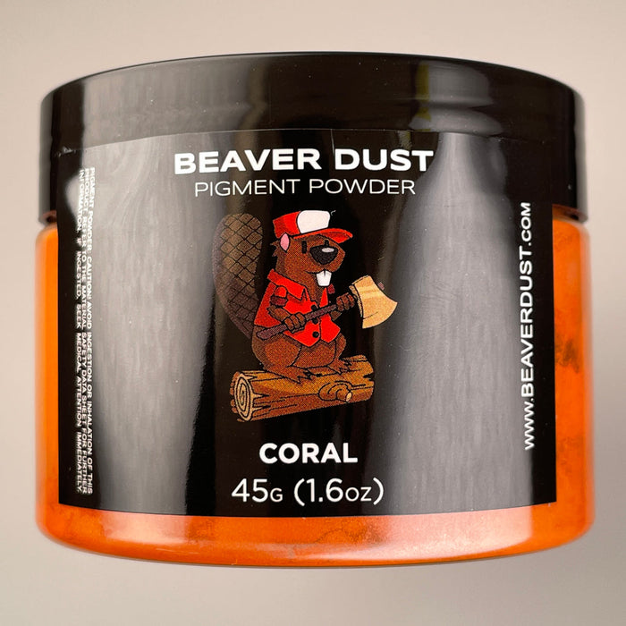 Coral Beaver Dust Mica Pigments