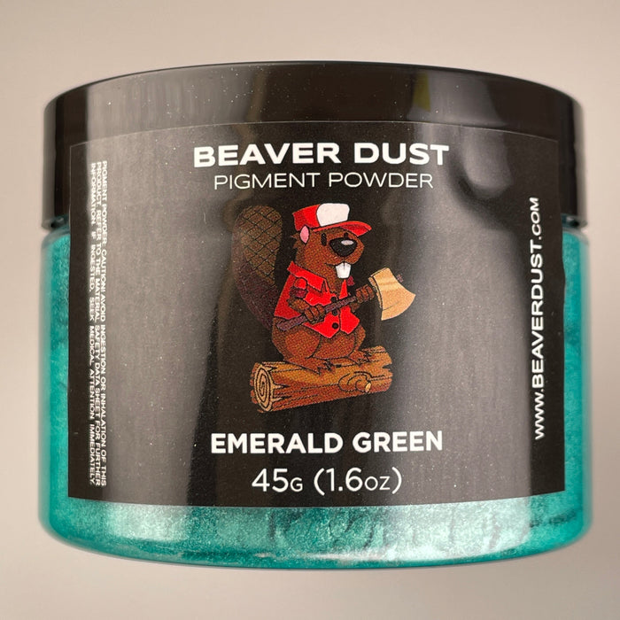 Emerald Green Beaver Dust Mica Pigments