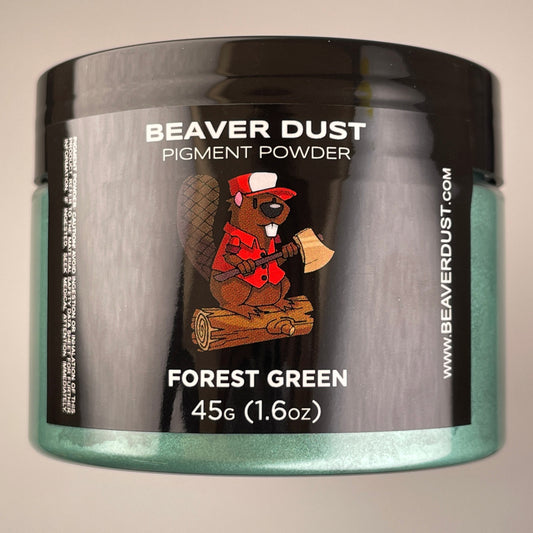 Forest Green Beaver Dust Mica Pigments