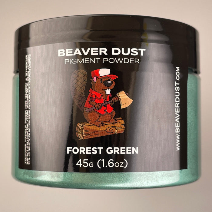 Forest Green Beaver Dust Mica Pigments