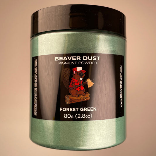 Forest Green Beaver Dust Mica Pigments