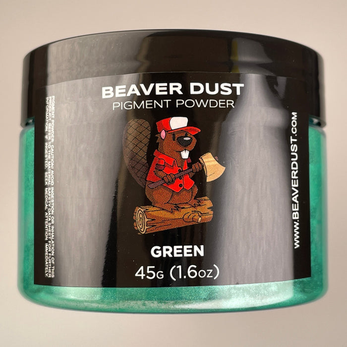 Green Beaver Dust Mica Pigments
