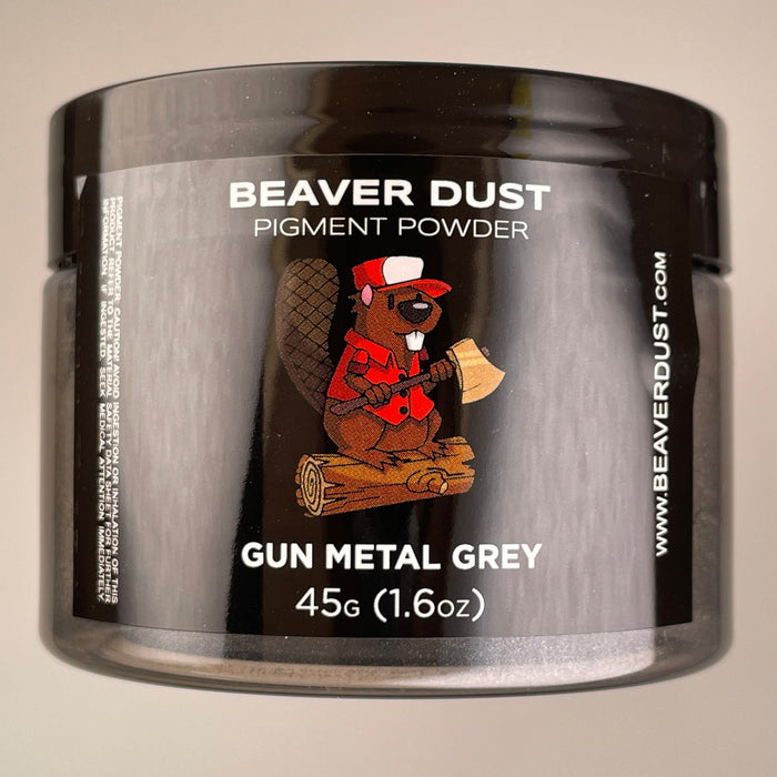 Gun Metal Grey Beaver Dust Mica Pigments