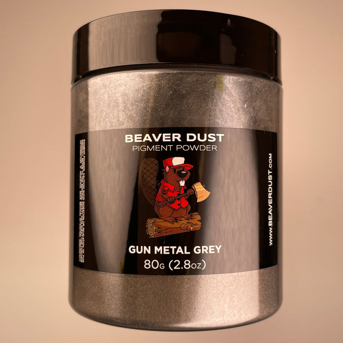 Gun Metal Grey Beaver Dust Mica Pigments