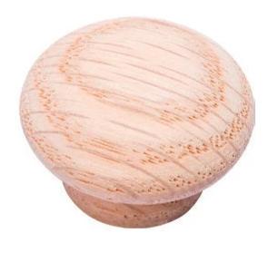 Wood Knobs 1-1/4" Round