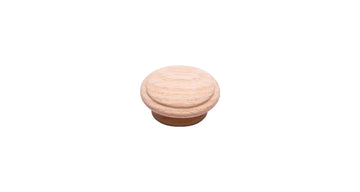 Wood II Oval unfinished Pull Knob