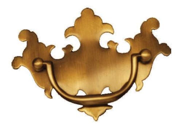 Chippendale Solid Brass Drawer Pulls 2 3/4" x 3 3/4"