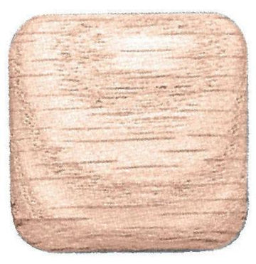 Wood Knobs 1-1/2" Square