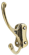 4 1/2" Solid Brass Wall Hook