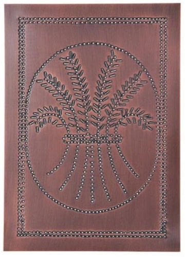 Pie Safe Tin Wheat panel