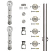 European Sliding Barn Door Hardware kit