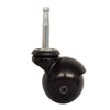 Polished Brass Roller Wheels by Functional Hardware