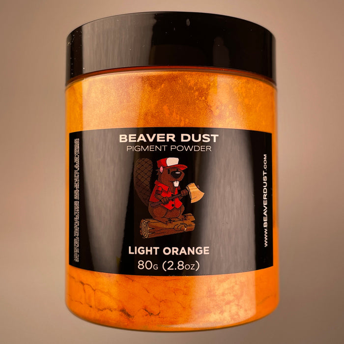 Light Orange - Beaver Dust Mica Pigments