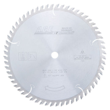 MD10-600 Carbide Tipped Cut-Off & Crosscut 10 Inch Dia x 60T ATB, 12 Deg, 5/8 Bore Circular Saw Blade