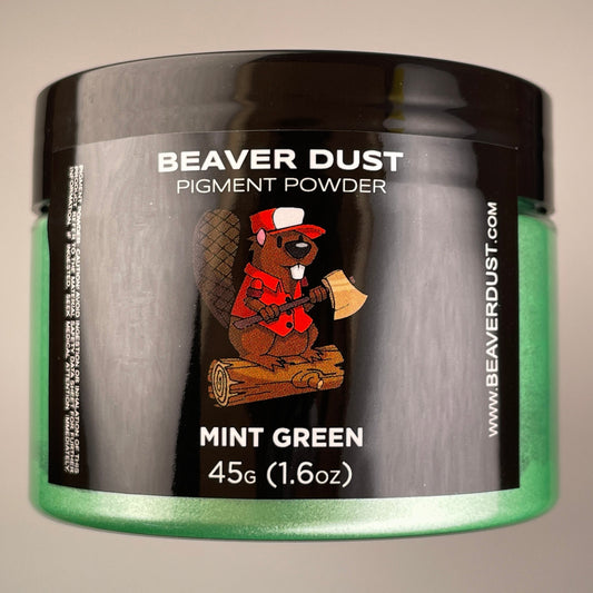 Mint Green Beaver Dust Mica Pigments