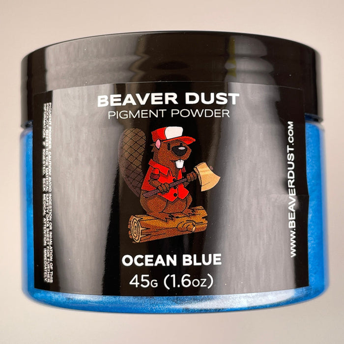 Ocean Blue Beaver Dust Mica Pigments