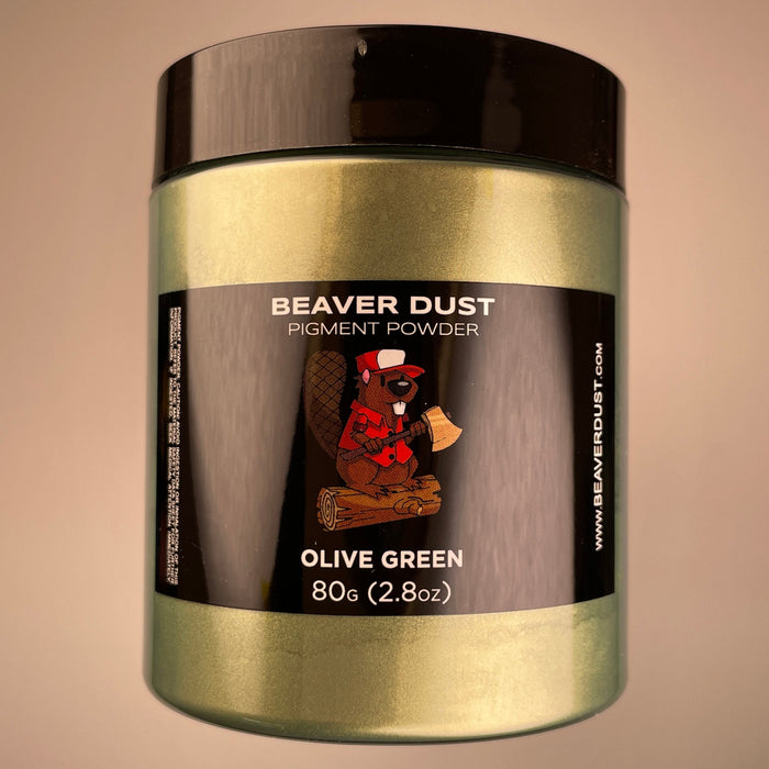 Olive Green Beaver Dust Mica Pigments