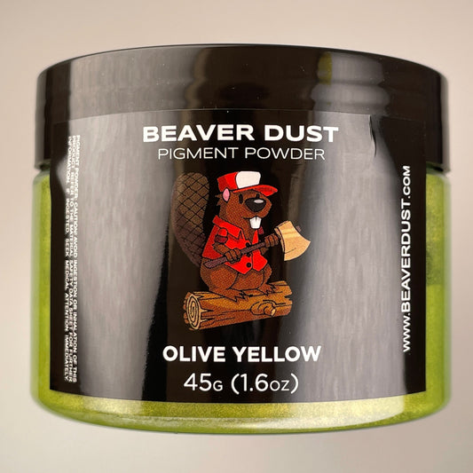 Olive Yellow Beaver Dust Mica Pigments