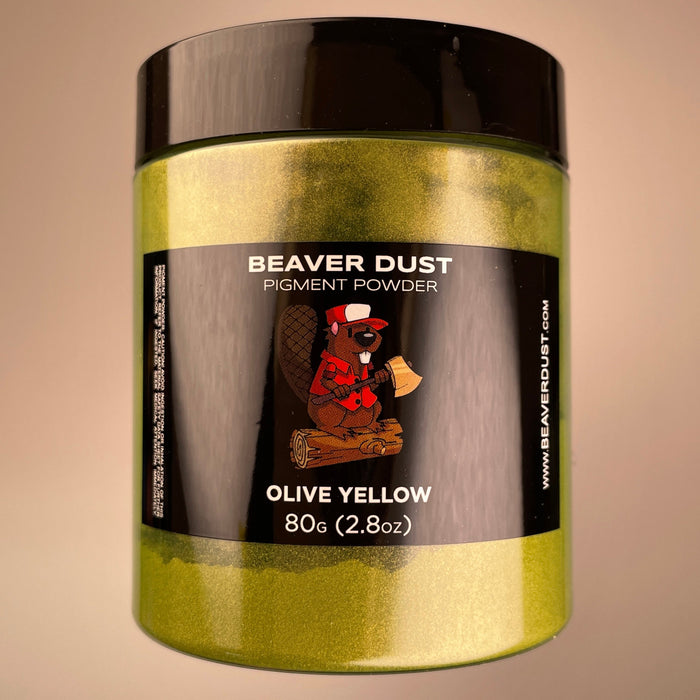 Olive Yellow Beaver Dust Mica Pigments