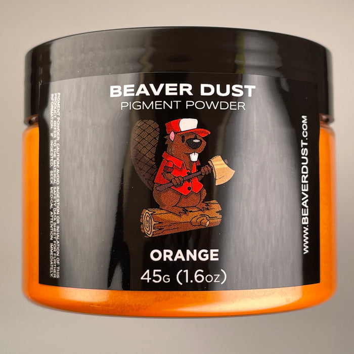 Orange - Beaver Dust Mica Pigments