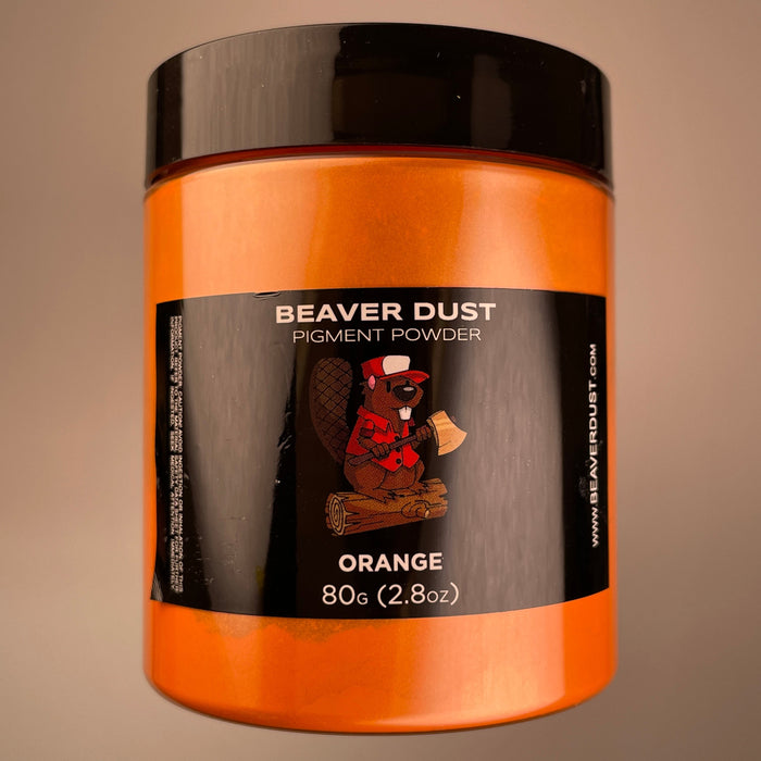 Orange - Beaver Dust Mica Pigments