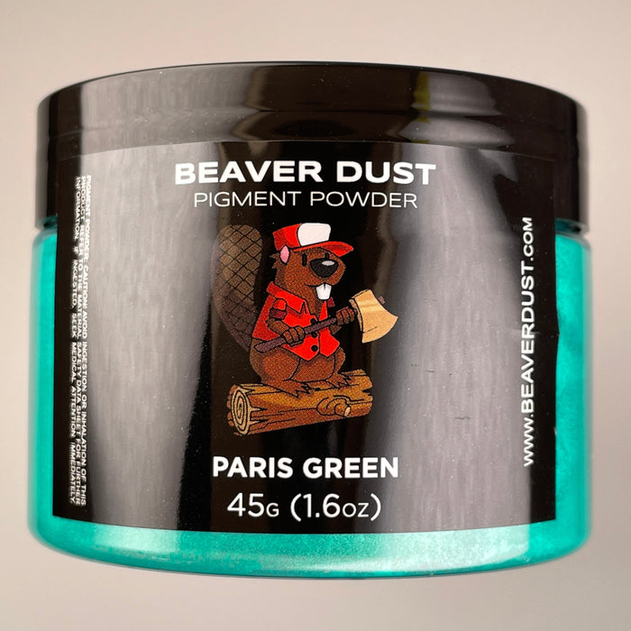 Paris Green Beaver Dust Mica Pigments