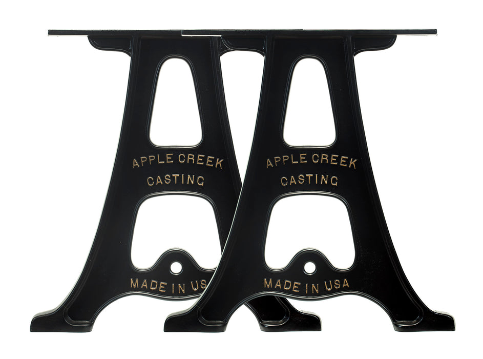 28" Cast Aluminum Table Legs (Lewis), Set of (2)