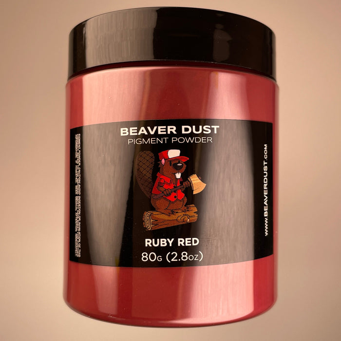 Ruby Red - Beaver Dust Mica Pigments