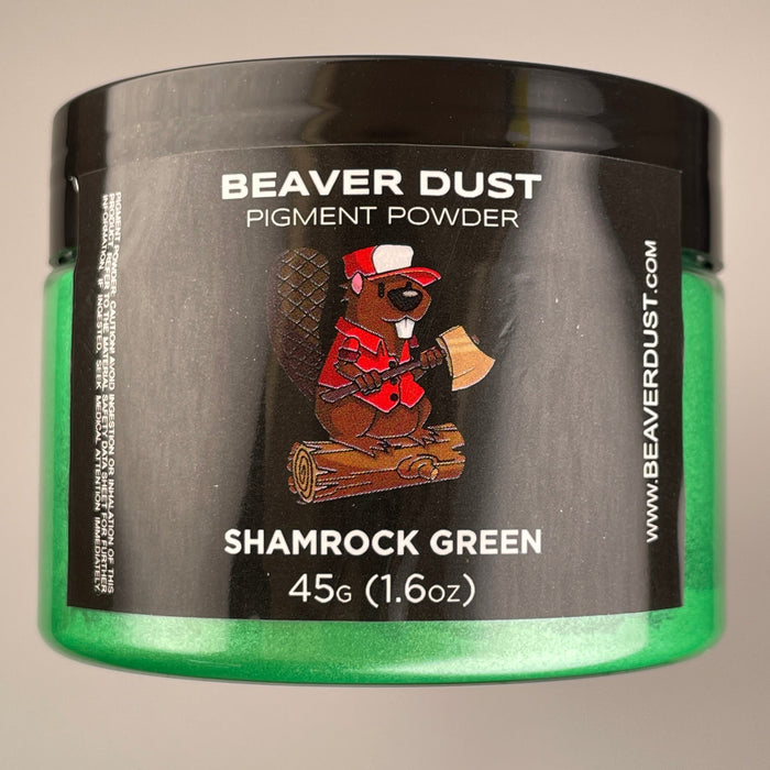Shamrock Green Beaver Dust Mica Pigments