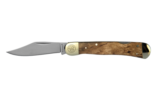 SARGE NICKELBACK BURL - MAPLE BURL LOCK BACK FOLDER