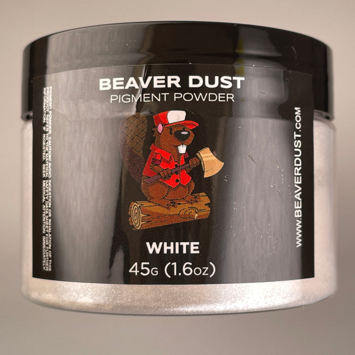 White Beaver Dust Mica Pigments